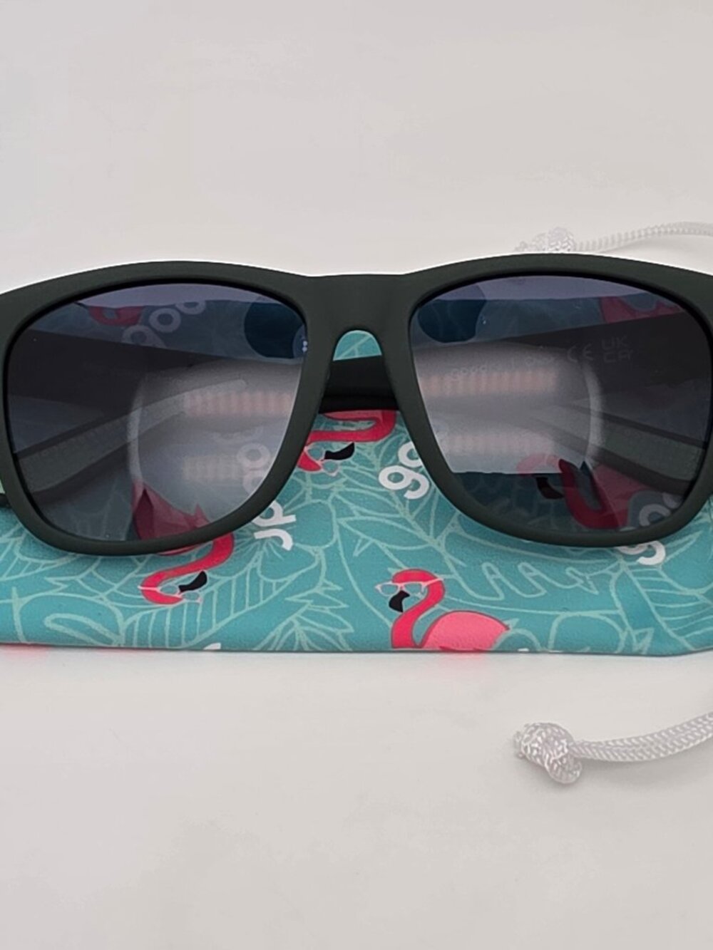 Goodr Mint Julep Electroshocks Green Frame Polarized Green Lens Sunglasses 55mm
